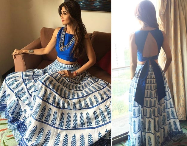 Shilpa Shetty In Anita Dongre