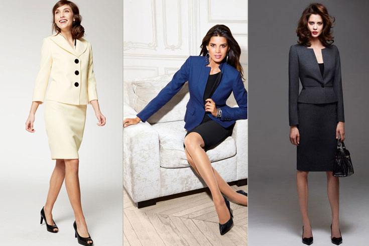 Skirt Suits Make A Terrific Impact.