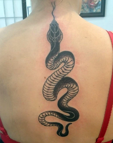 Snake Spine Tattoo Designs