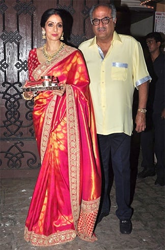 Sridevi Dresses For Karva Chauth