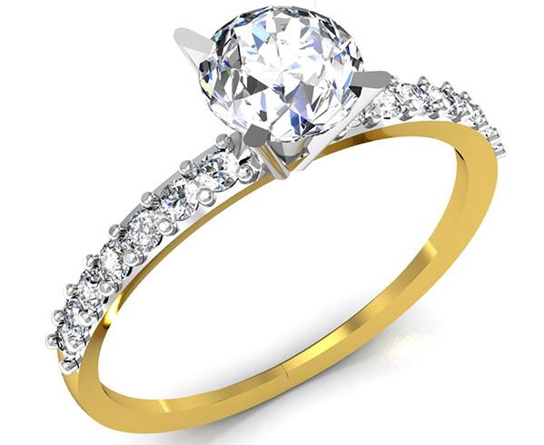 Engagement Gold Ring