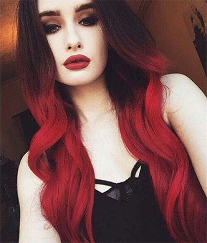 Famous Red and Black Hairstyles
