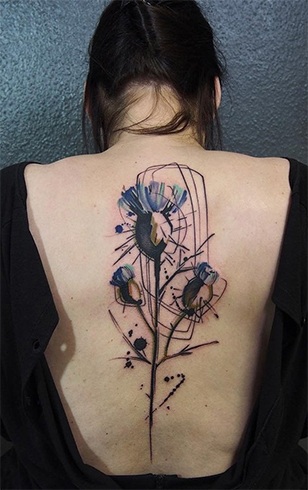 Female Spine Tattoos