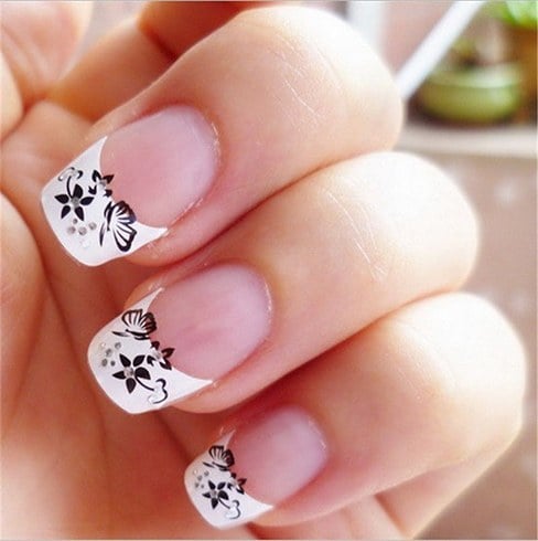 French Manicure Nail Art