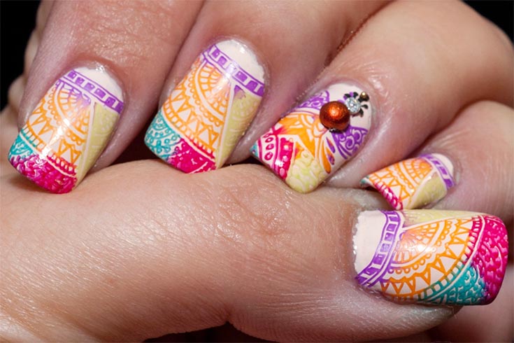 Karwa Chauth Nails