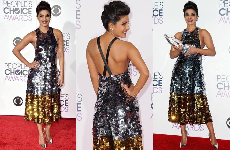 priyanka chopra at peoples choice awards