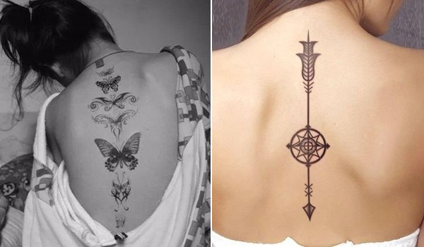 1. "Intricate Spine Tattoo Designs" - wide 10