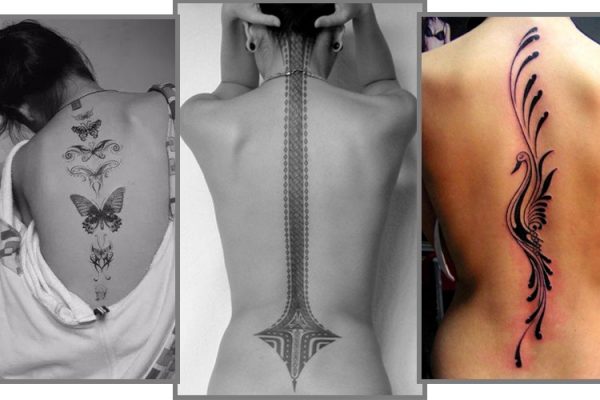 10. "Abstract Spine Tattoos" - wide 5