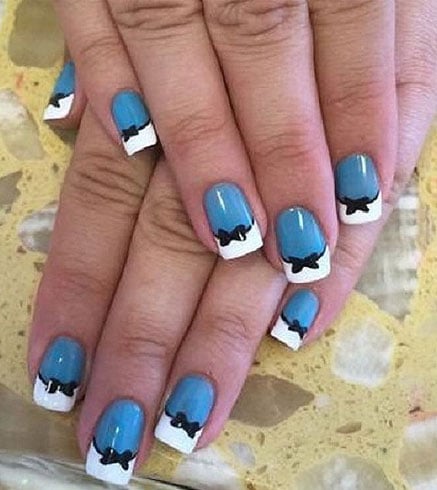 Bow Tie Nail Art