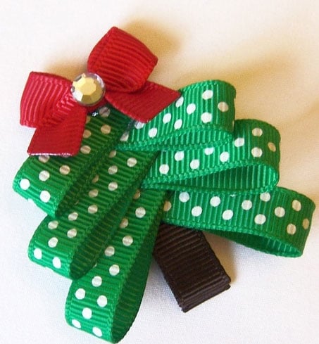 Christmas Ribbon Sculptures Bow