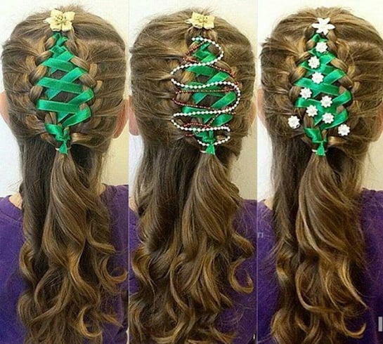 Corset Ribbon Braided Hairstyle