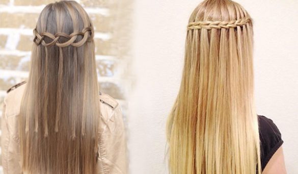 Easy Waterfall Braid