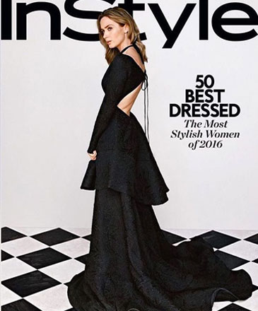 Emily Blunt On InStyle