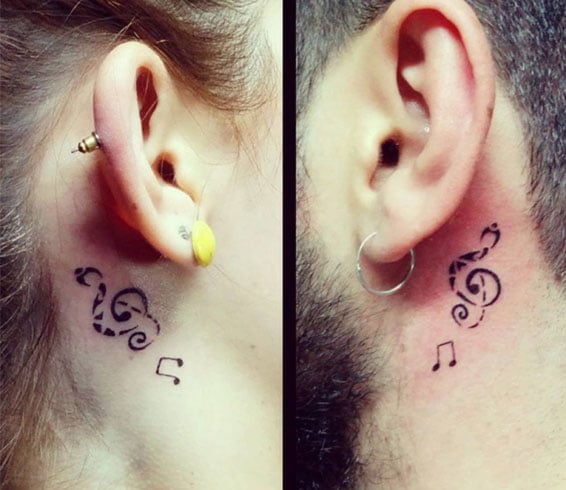 40 Meaningful But Cute Behind The Ear Tattoo Designs  Greenorc