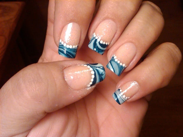 Marble Nail Art Designs Step by Step Tutorials - wide 5