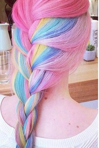 Get Yourself Some Pastel Rainbow Hair To Match Your ...