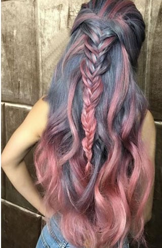 Half Fishtail Braid