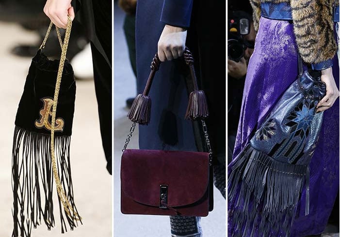Handbags With Tassels And Fringes