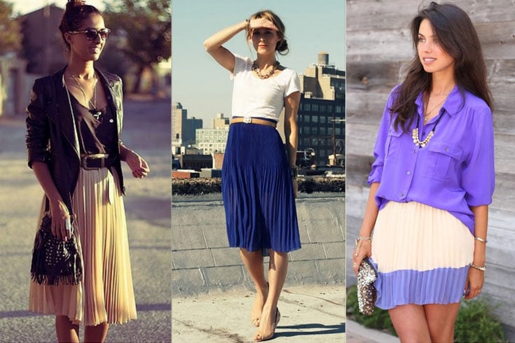 How To Wear Pleated Skirt: Wardrobe Ideas