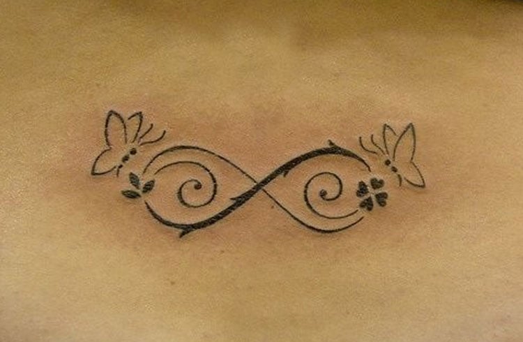 Tattoo uploaded by Dollar  infinity butterfly small  Tattoodo