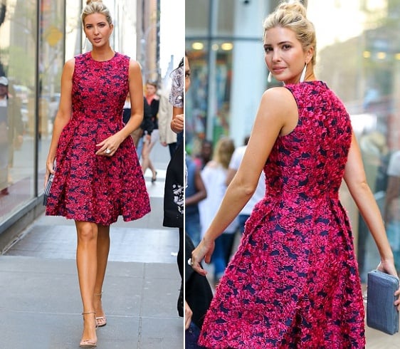 Ivanka Trump Floral Fashion