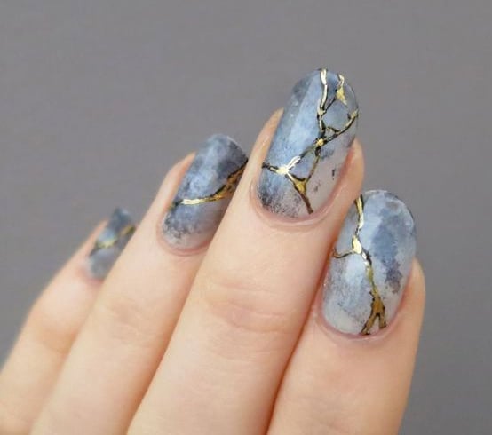 Japanese Marble Nails