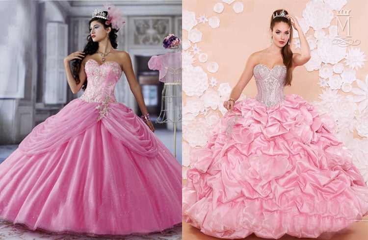 Light Pink Quinceanera dresses