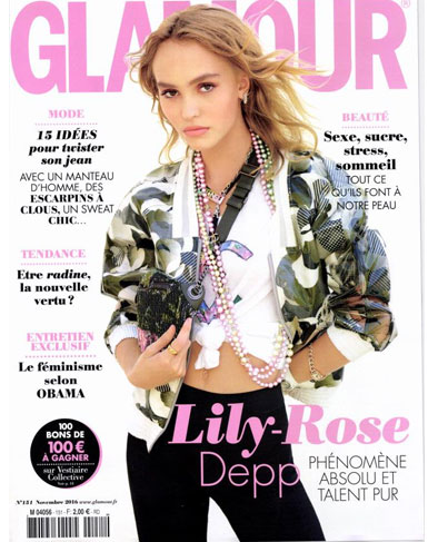 Lily Rose Depp On Glamour France