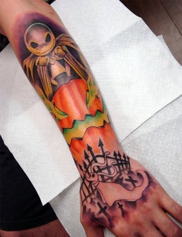 Nightmare Before Christmas Tattoos