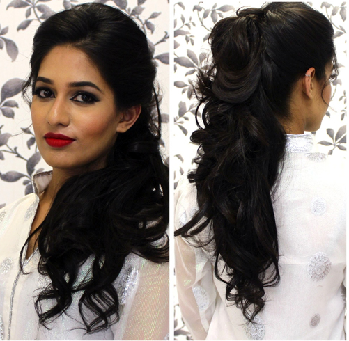 Pakistani Bridal Nice Hair Style