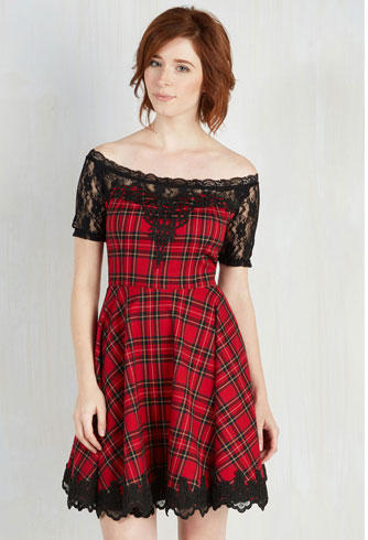 Plaid and Red For Women