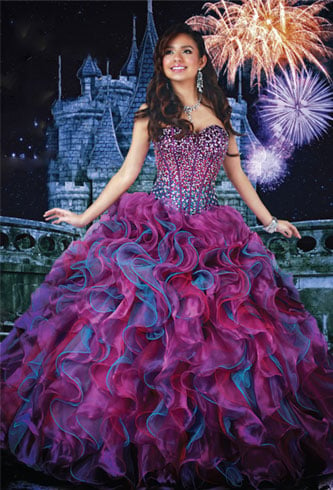 Quinceanera Bright Dress