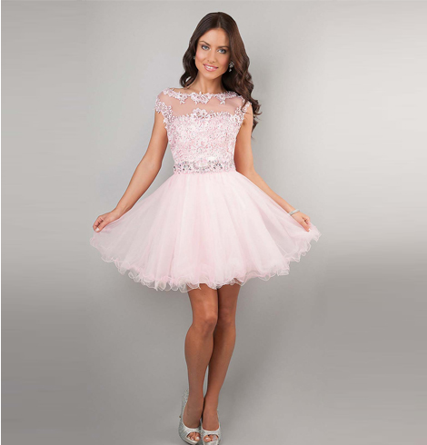 Quinceanera Lace Dress