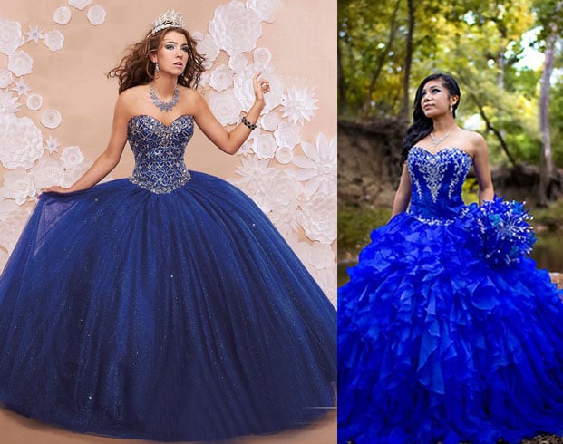 Royal Blue Quinceanera Dresses For Women