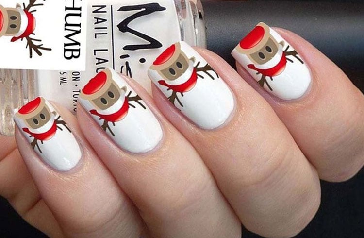 Rudolph On Your Nails