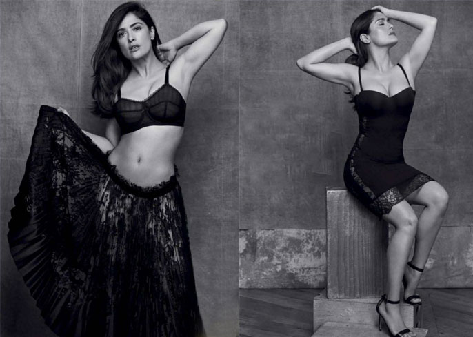 Salma Hayek On GQ Mexico