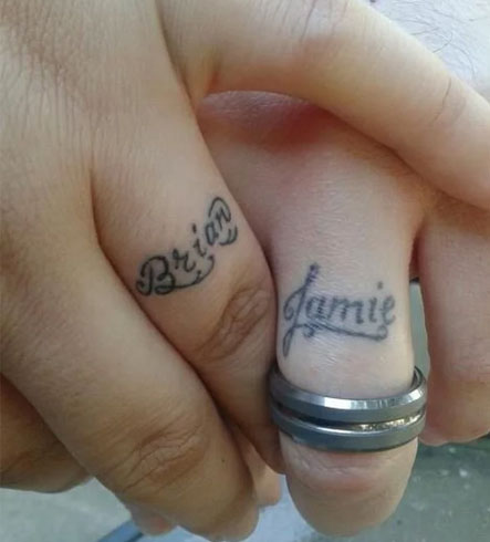 Tattoo Wedding Rings