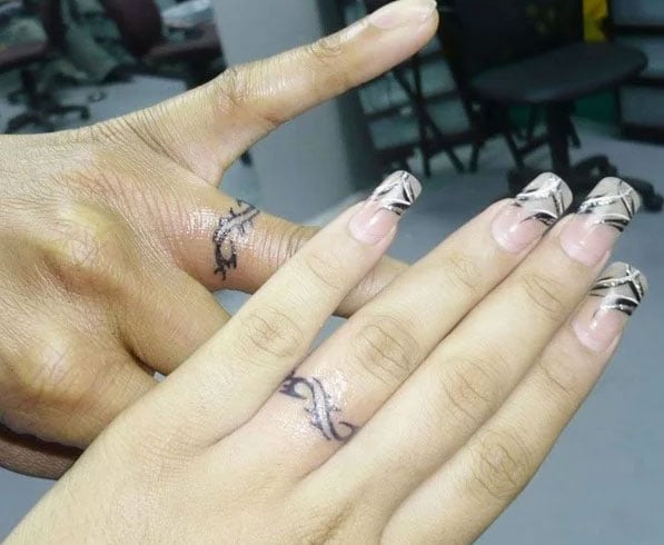 Tribal Tattoo Rings