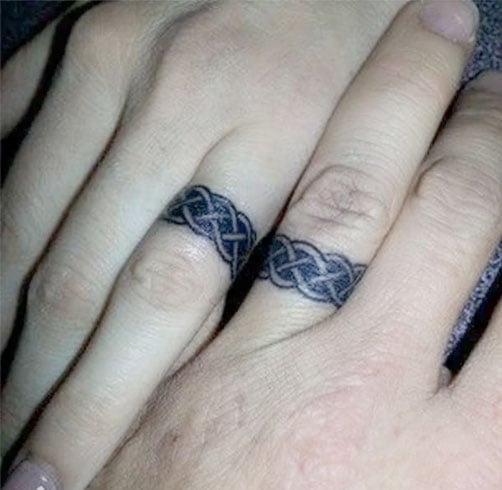 Unique Tattoo Wedding Rings