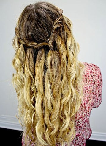 Waterfall Braid Prom Hair For Women