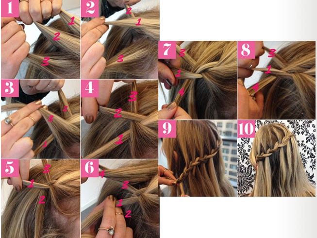 Waterfall Braid Tutorial Step by Step For Women