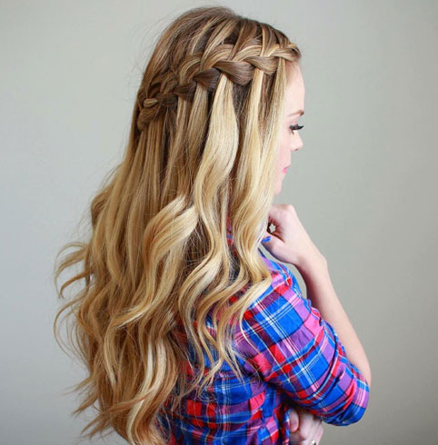 Waterfall Side Braid