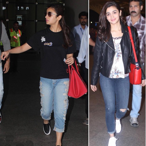 Alia Bhatt Airport Fashion