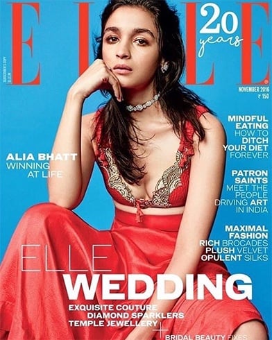 Alia Bhatt On Elle