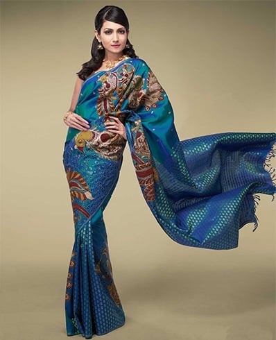 Applique Saree Designs