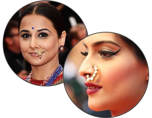 Der Bollywood-Nasenring ist ein Must-Have-Mode-Accessoire  