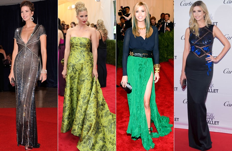 Ivanka Trump Red Carpet Styles