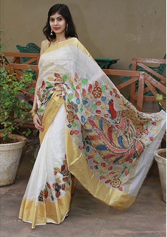 Kalamkari Sarees Design