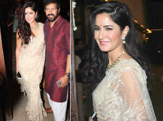 Katrina Kaif Tarun Tahilianis Sari