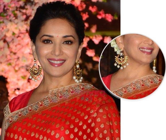 Madhuri Dixit Aquamarine Earrings